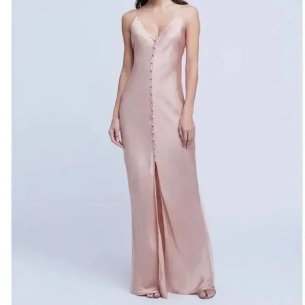 L'AGENCE Arizona Maxi Dress in Dusty Pink 2